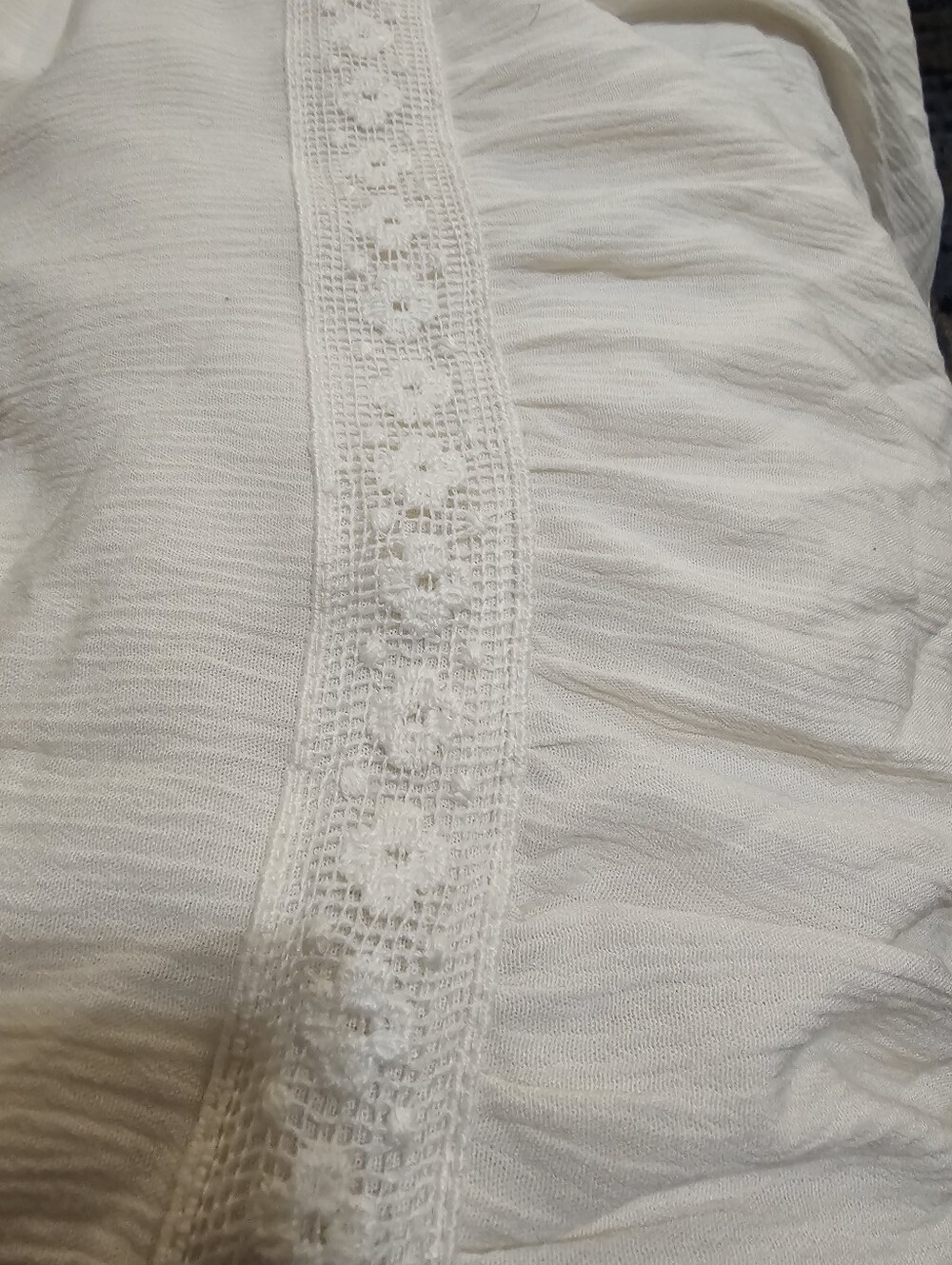 NWT Torrid Cream Maxi Dress Size 1 / 1X 14-16 Boho Tiered Flutter Sleeve - Picture 5 of 10